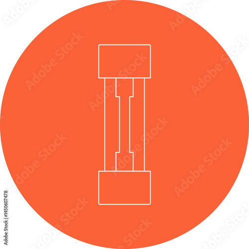 Electrode icon single vector illustration