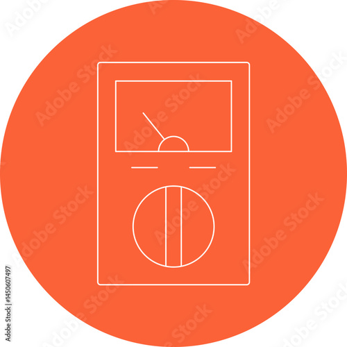 Electrometer 1 icon single vector illustration