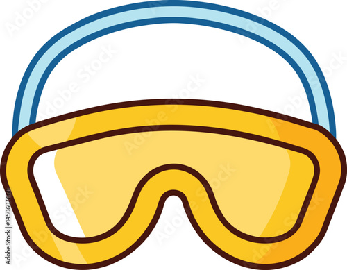 safety goggles vector