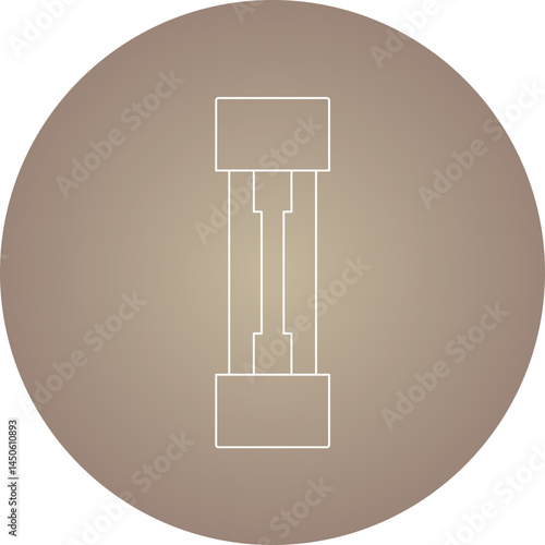 Electrode icon single vector illustration