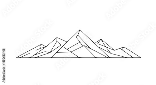 pyramid of mountains