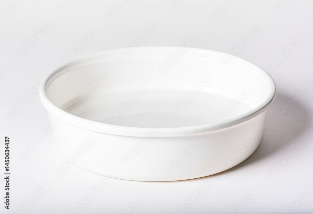 A white bowl sitting on top of a table. A white bowl sitting on top of a table.