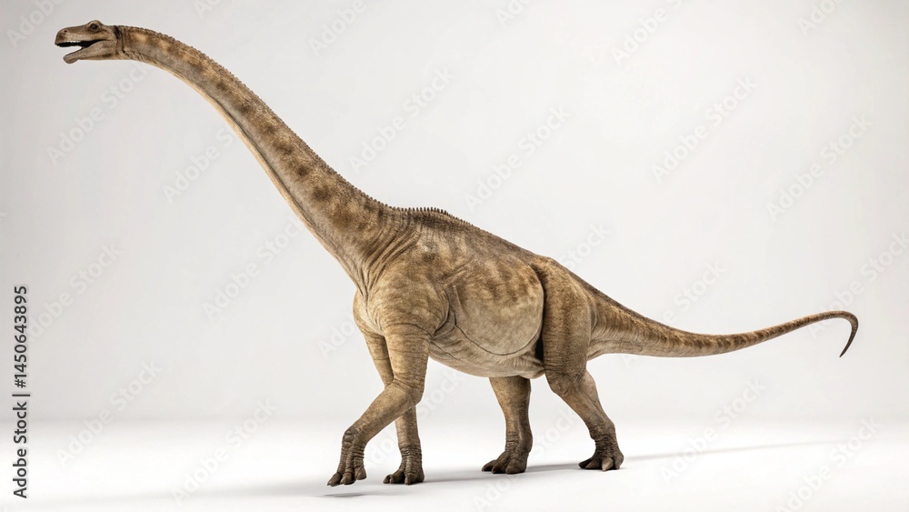 Obraz premium Brachiosaurus on studio background