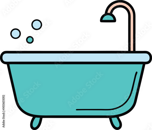 illustration of a bathtub 
