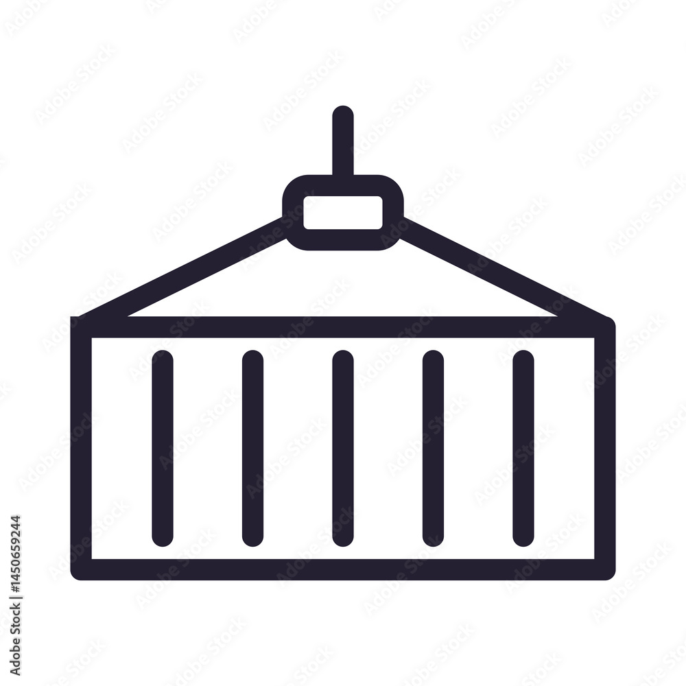 Obraz premium container icon