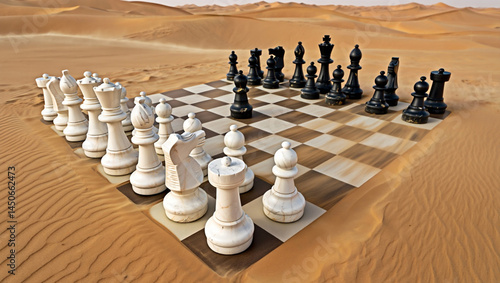 chess pieces on the table