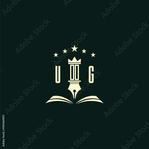 initials design modern legal attorney law firm lawyer advocate consultancy business logo vector