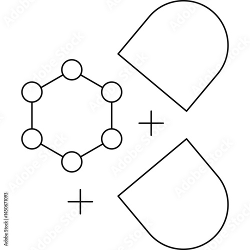 Capsule icon single vector illustration 