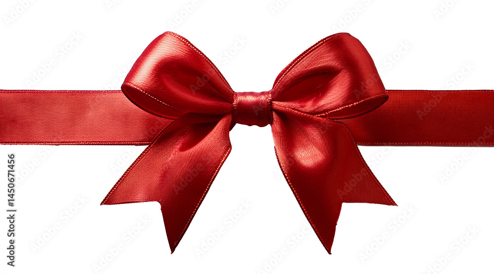 red ribbon bow isolated on transparent background red ribbon bow isolated on transparent background
