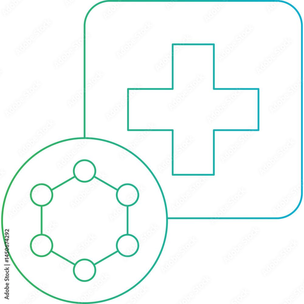 Obraz premium Health icon single vector illustration 