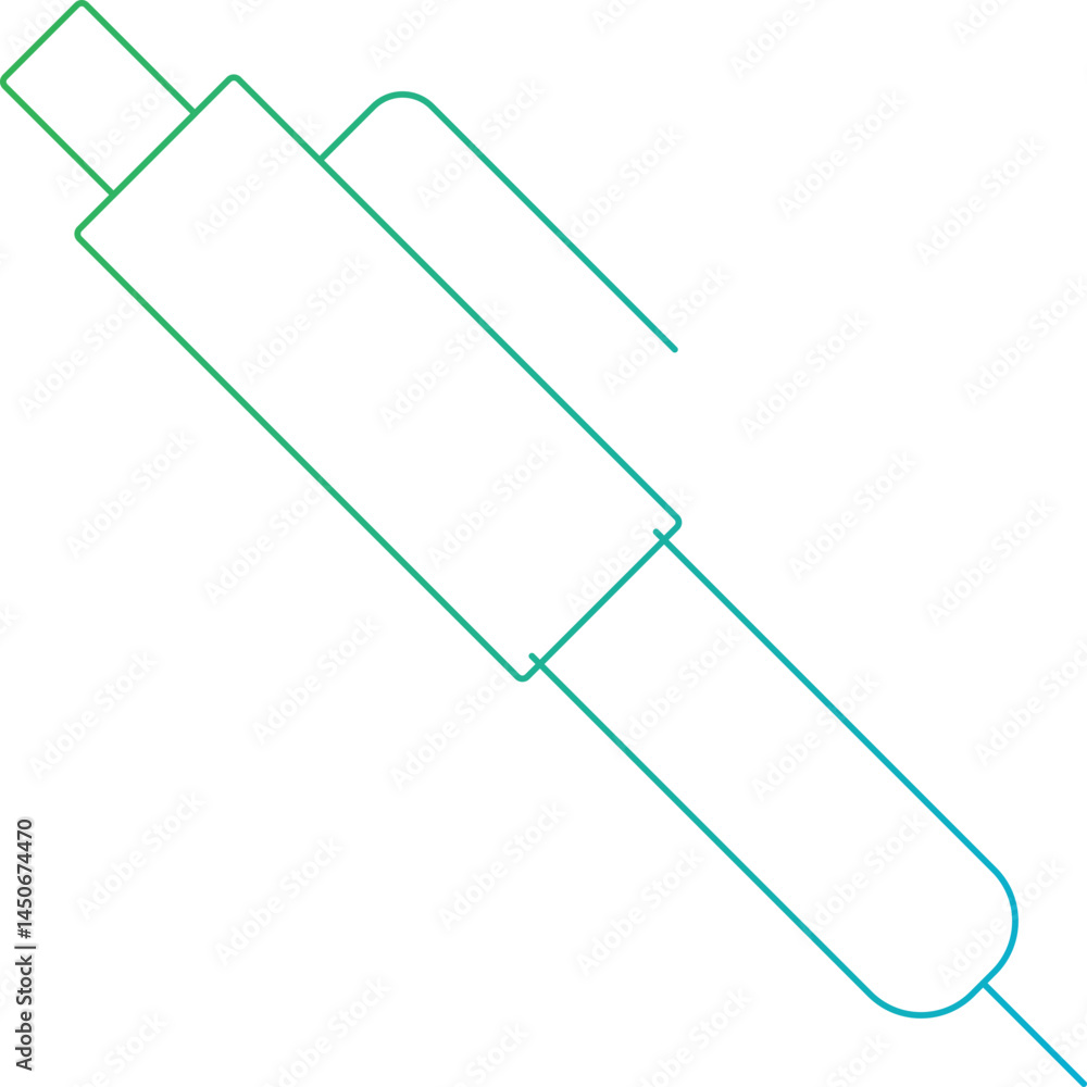 Pen icon single vector illustration Pen icon single vector illustration