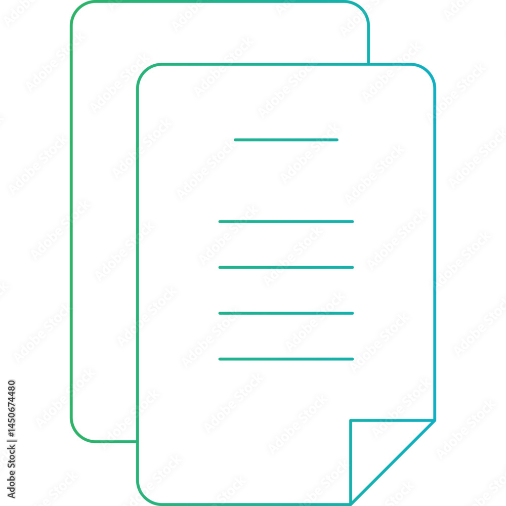 Paper icon single vector illustration Paper icon single vector illustration