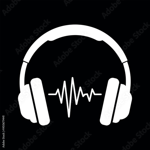 headphones icon vector illustration