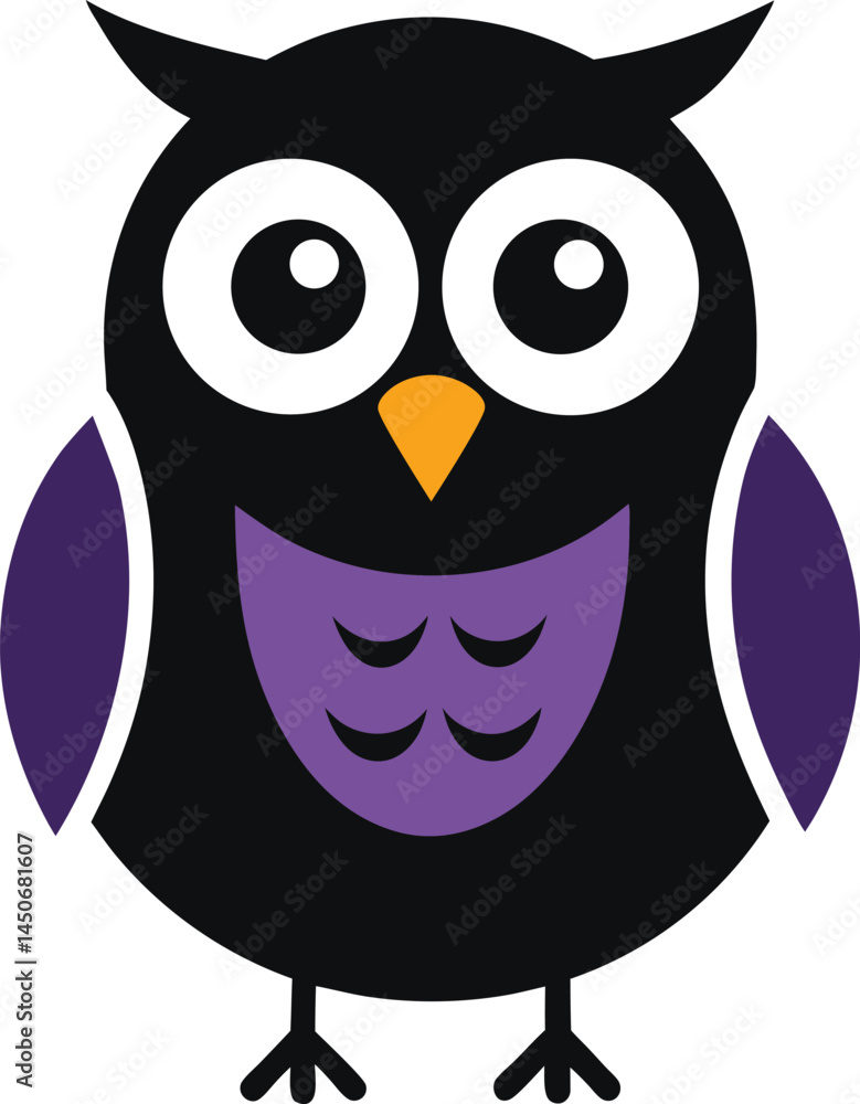 Fototapeta premium owl vector art illustration