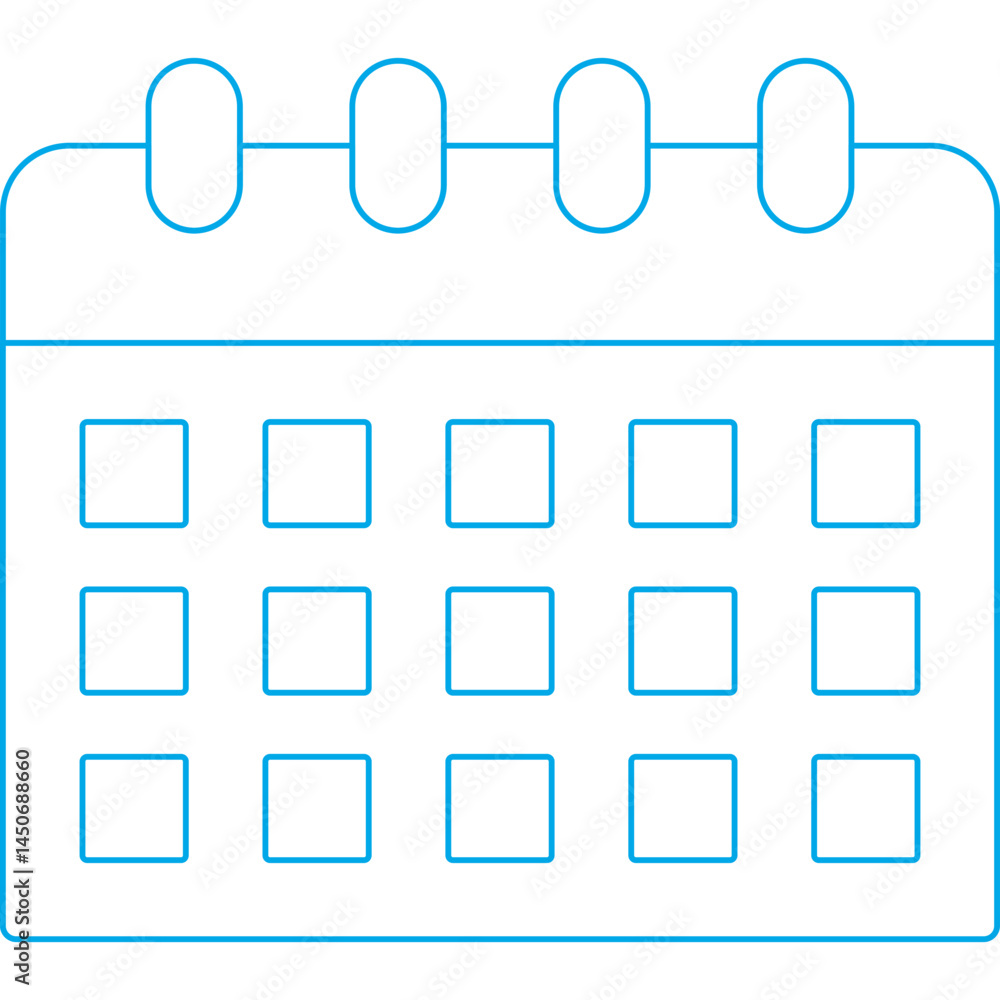 Calendar icon single vector illustration Calendar icon single vector illustration
