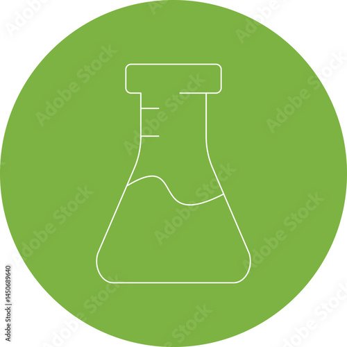 Chemical icon single vector illustration 