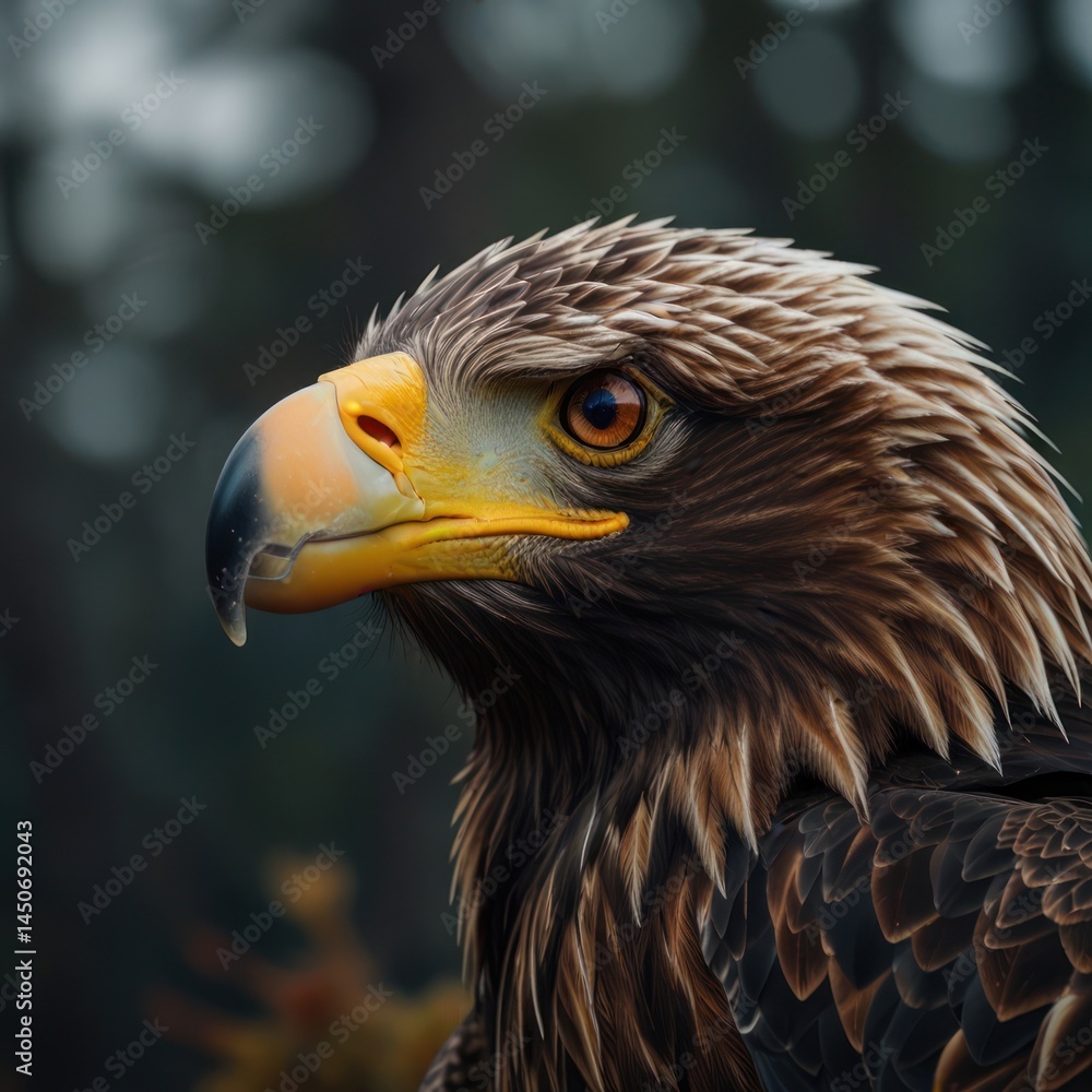 Majestic Golden Eagle Portrait Majestic Golden Eagle Portrait