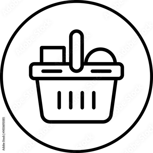 Parcel icon single vector illustration 