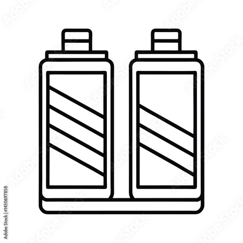 vector illustration of a bottle