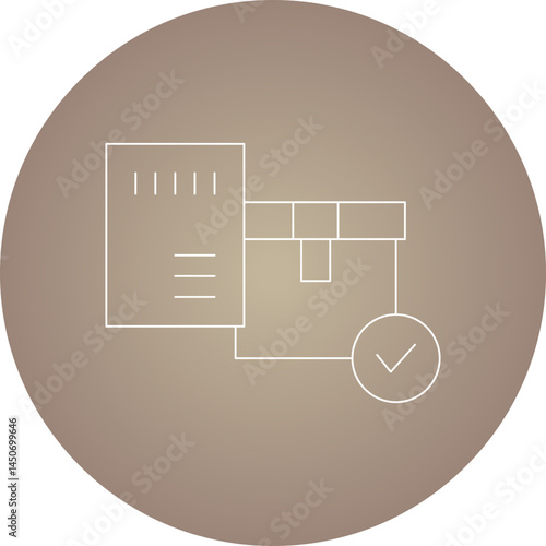 Shipment icon single vector illustration 