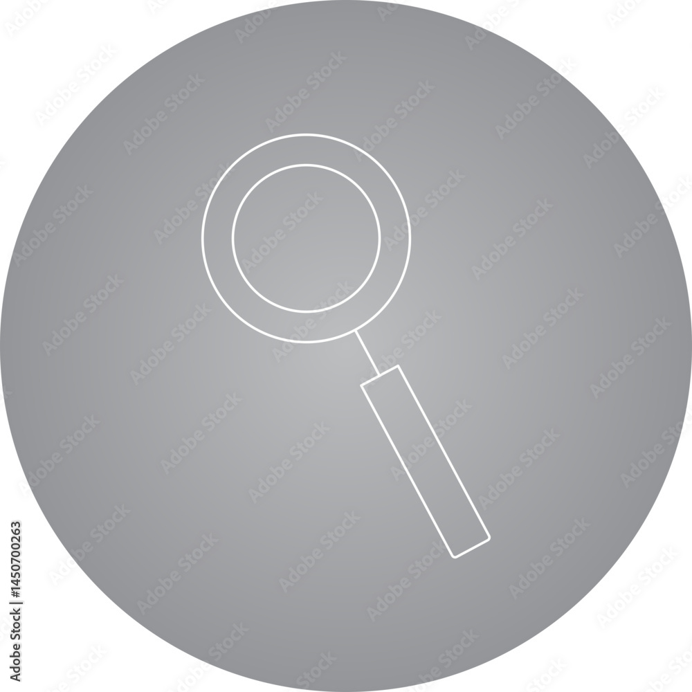 Search icon single vector illustration Search icon single vector illustration