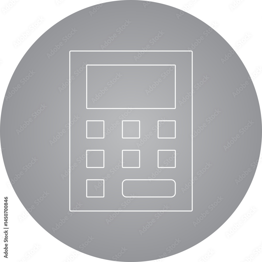 Calculator icon single vector illustration Calculator icon single vector illustration
