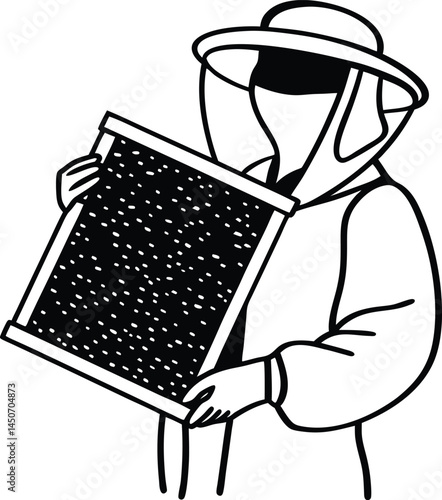 Beekeeper Set Of Silhouette Vector , new york city street
