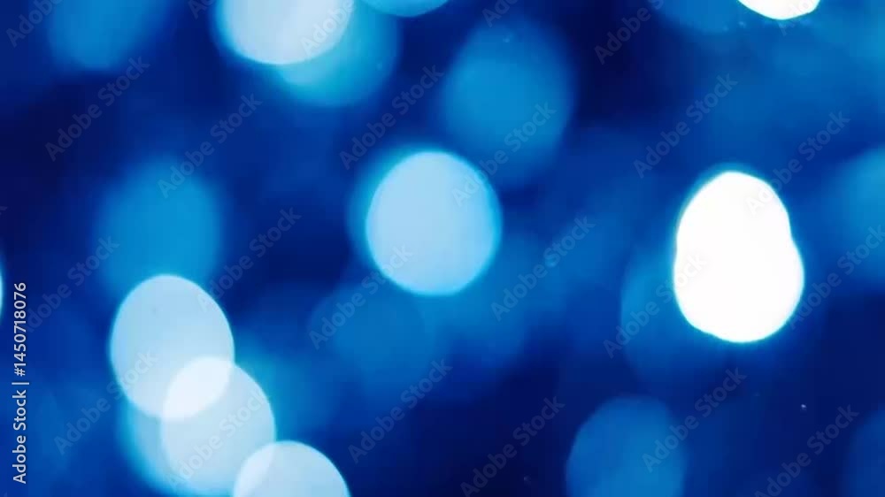 Blue bokeh background loop Blue bokeh background loop