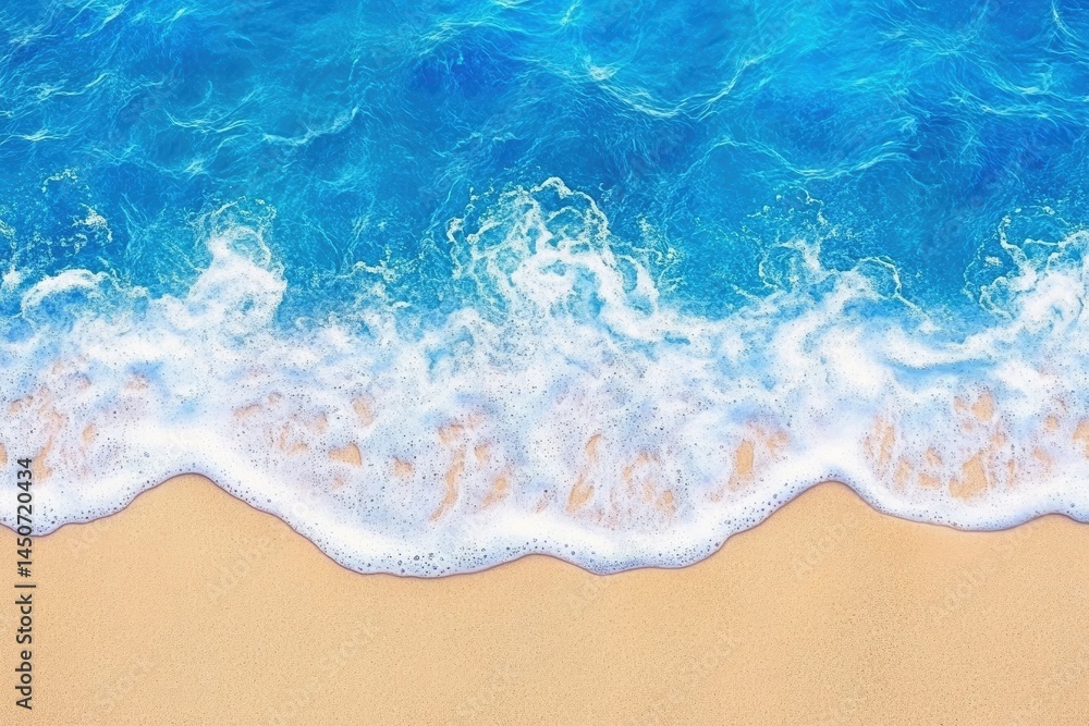 Ocean waves on beach Ocean waves on beach