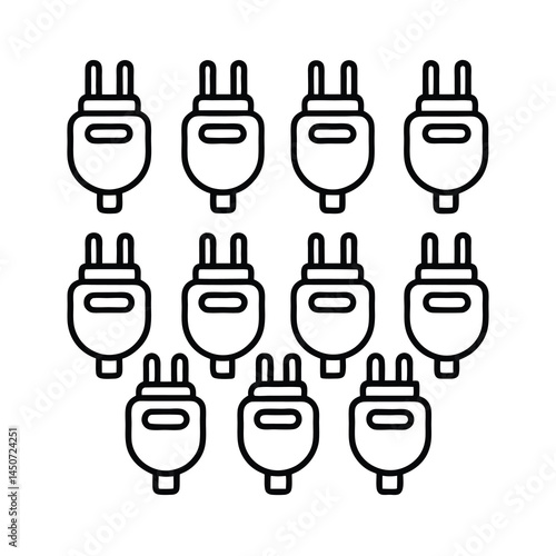 set of hand icons