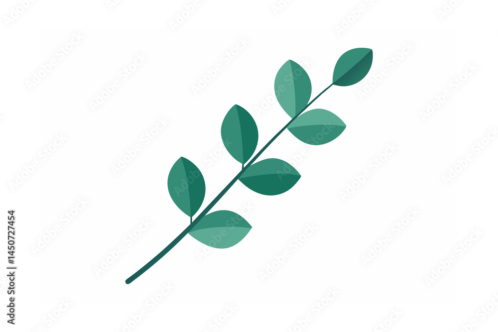 Obraz premium The Last Bloom of the Bunga Lily | Elegant Floral Illustration on White Background