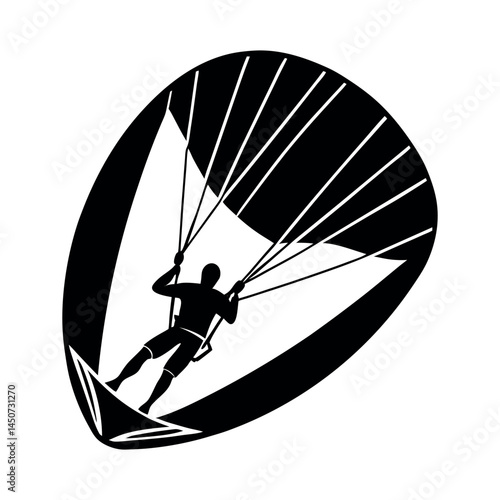 Kitesurfing Adventure Sports Vector Design