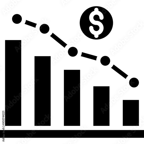 Bankrupt Icon Vector Element