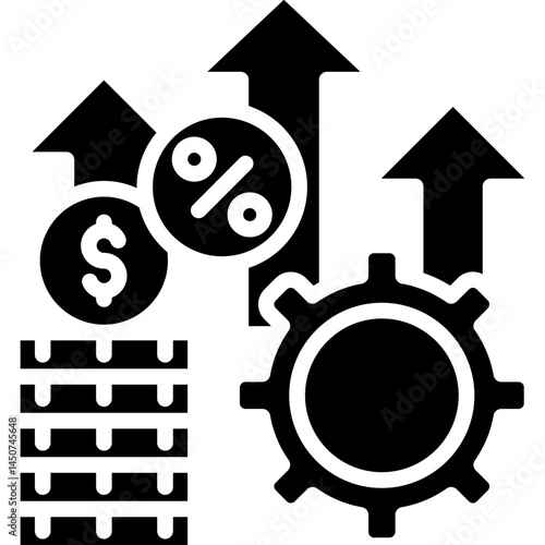 Profits Icon Vector Element