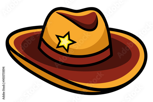 cowboy hat vector