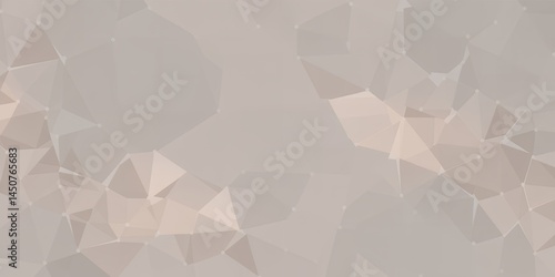 Obraz na płótnie A low poly background with a light gray color scheme and triangular shapes throughout image w salonie