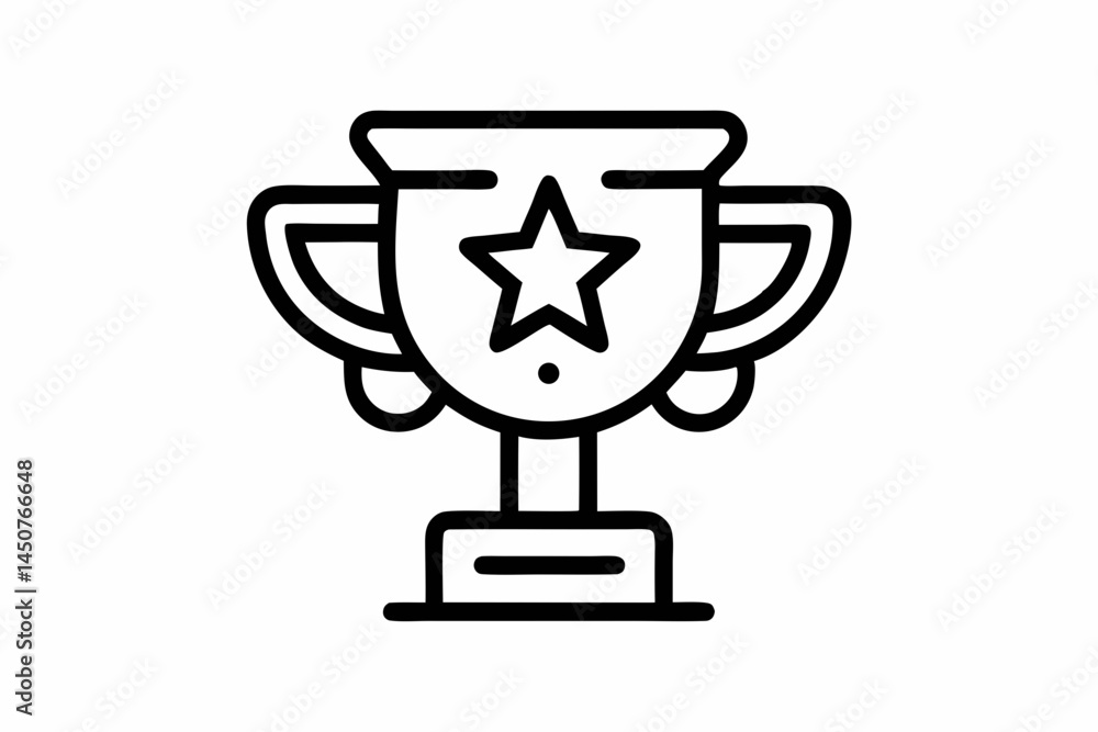 Trophy With Handles Icon Trophy With Handles Icon