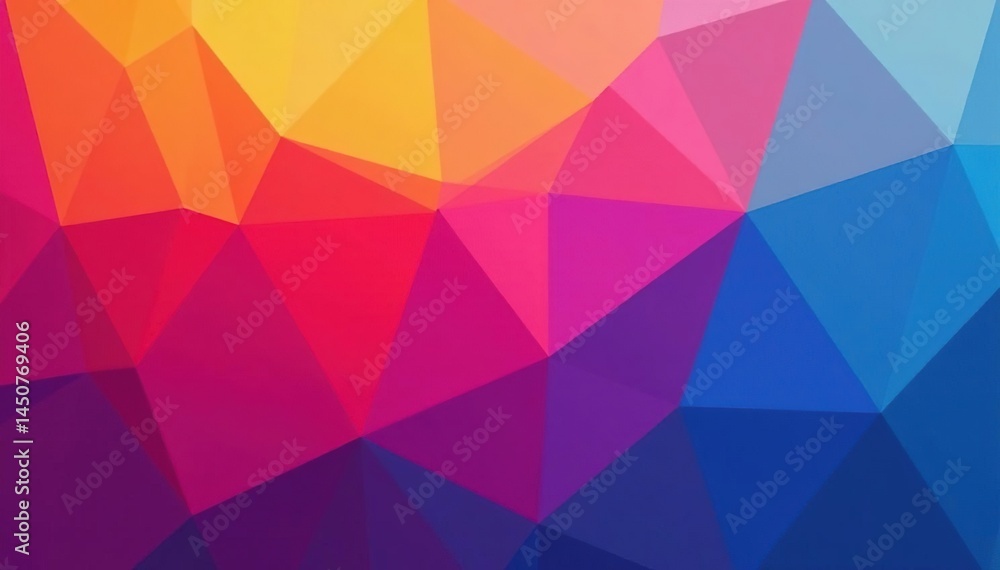 Geometric interlocking shapes, vibrant color gradient, abstract, bright, backgrounds Geometric interlocking shapes, vibrant color gradient, abstract, bright, backgrounds