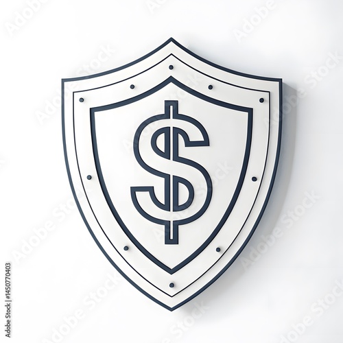 Free Download Dollar Sign Shield - GFXLoad