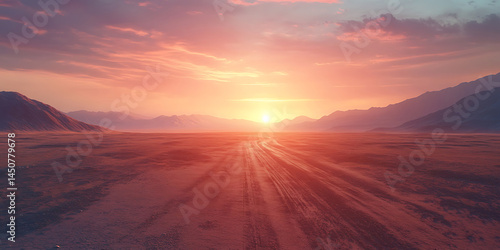Sunrise Country Road