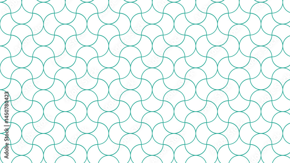 Naklejka premium seamless pattern with blue circles