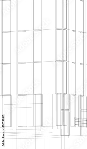 Wallpaper Mural Building 3d structure. Architectural background.  Torontodigital.ca