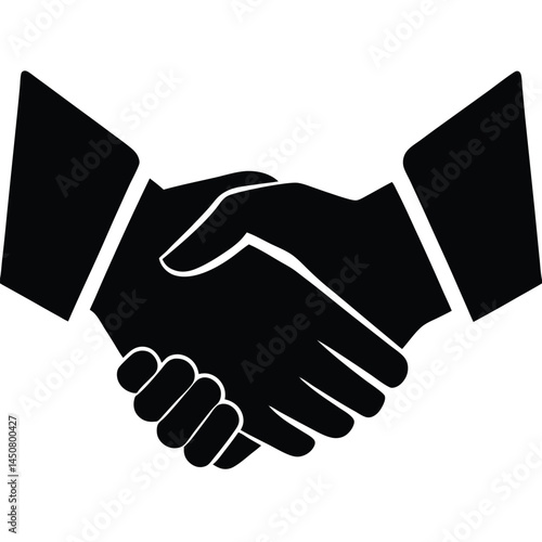 Handshake Business Deal Silhouette