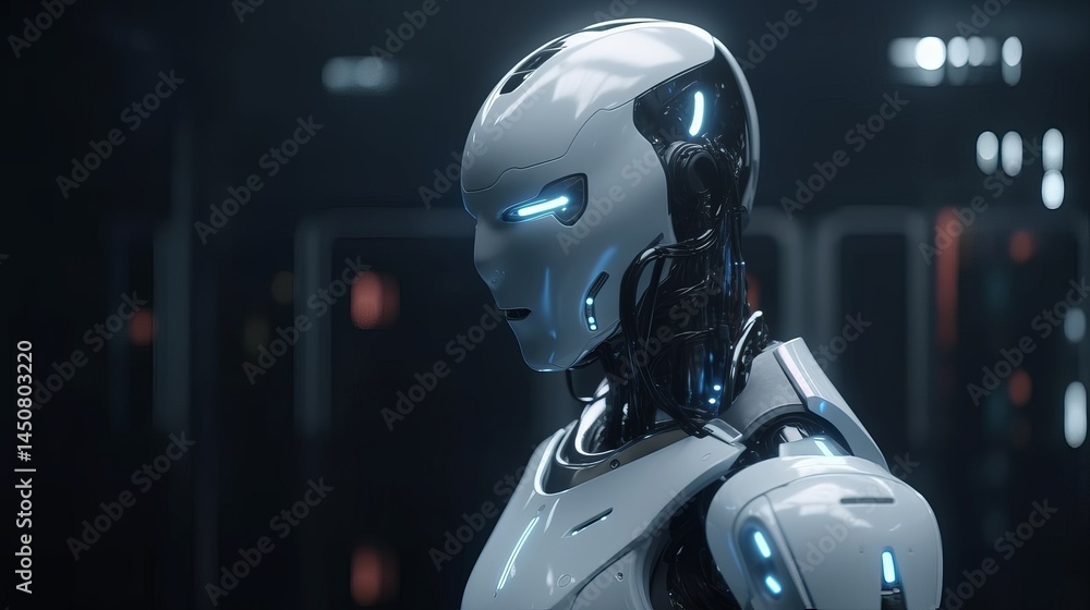 Futuristic Humanoid Robot Futuristic Humanoid Robot