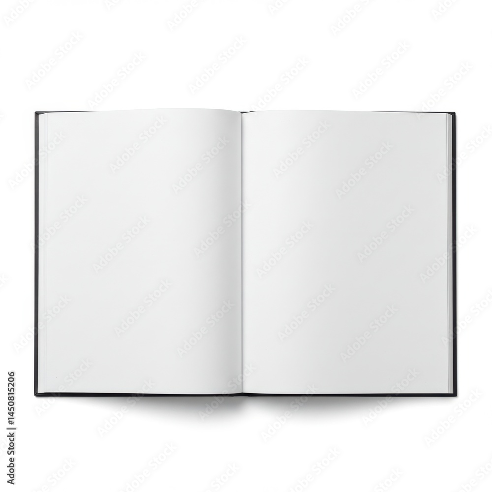 Open book mockup for writing, drawing, and design presentation Open book mockup for writing, drawing, and design presentation