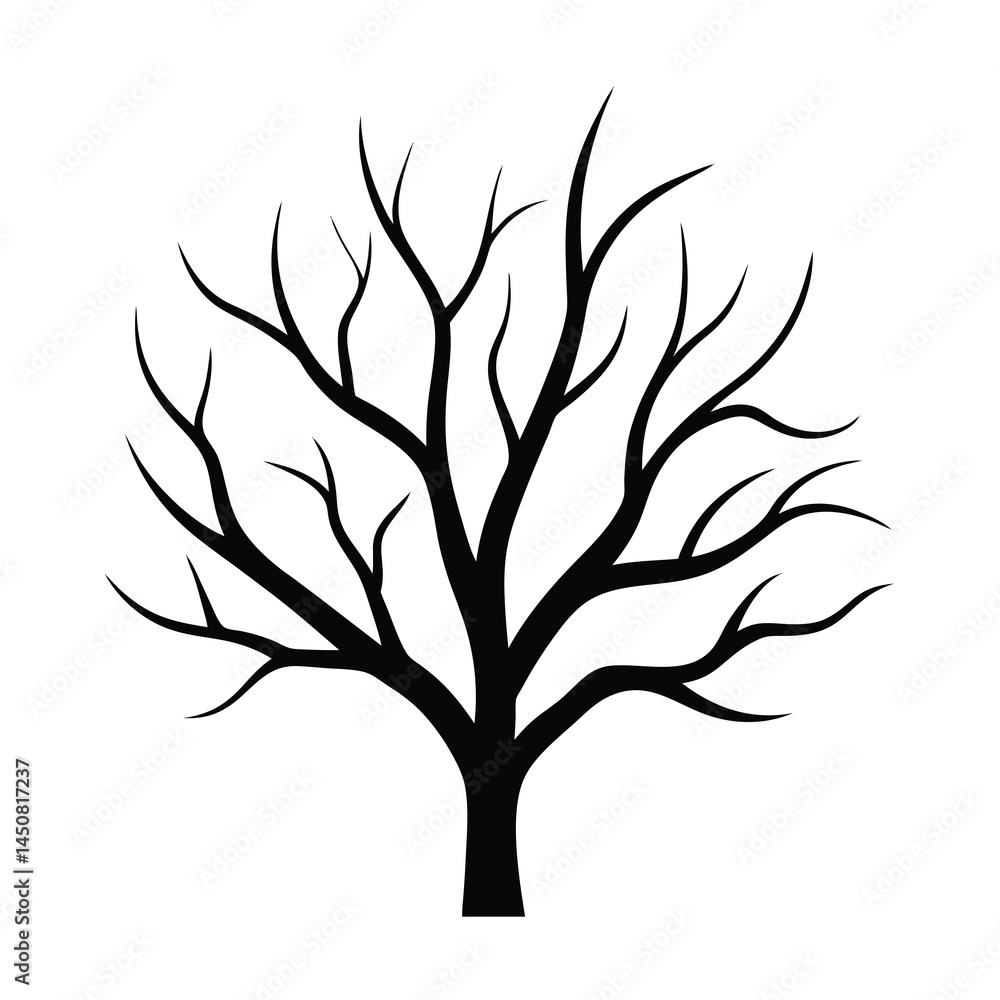 custom made wallpaper toronto digitalVector Art of Bare Tree Branches