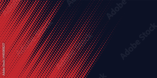 Black and red abstract grunge background with halftone style modern arts sport background abstract vector illustration