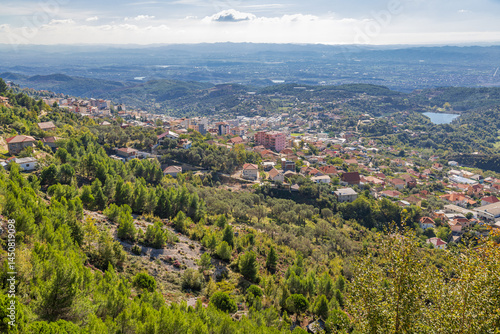 Obraz na płótnie View of the village of Kruja in northern Albania. w salonie