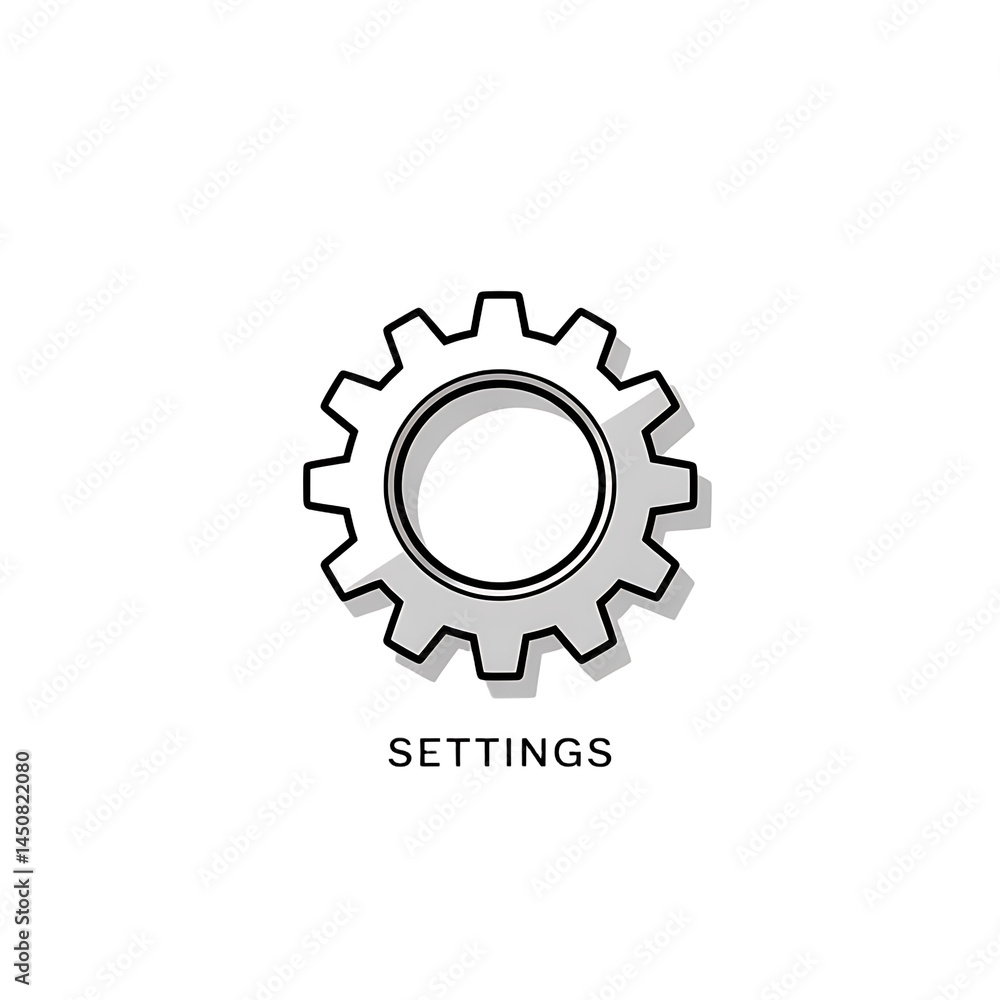 settings icon vector settings icon vector