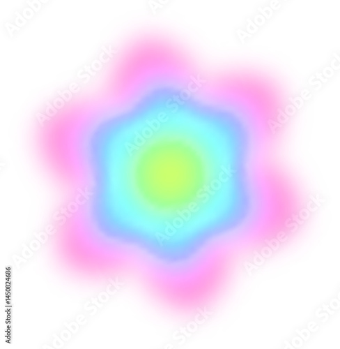 Soft Gradient Flower